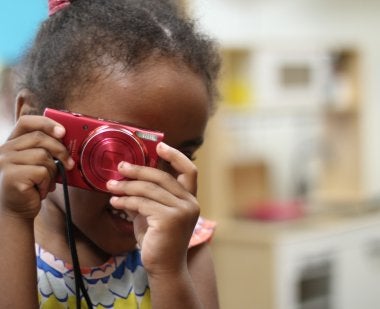 Girl with camera